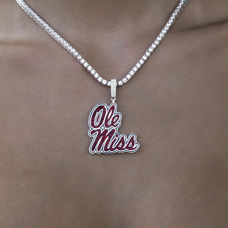 Shop Classic Women's Necklaces & Pendants with a Modern Twist-Ole Miss Rebels Official NCAA Logo Pendant Shop Classic Women's Necklaces & Pendants with a Modern Twist-Ole Miss Rebels Official NCAA Logo Pendant