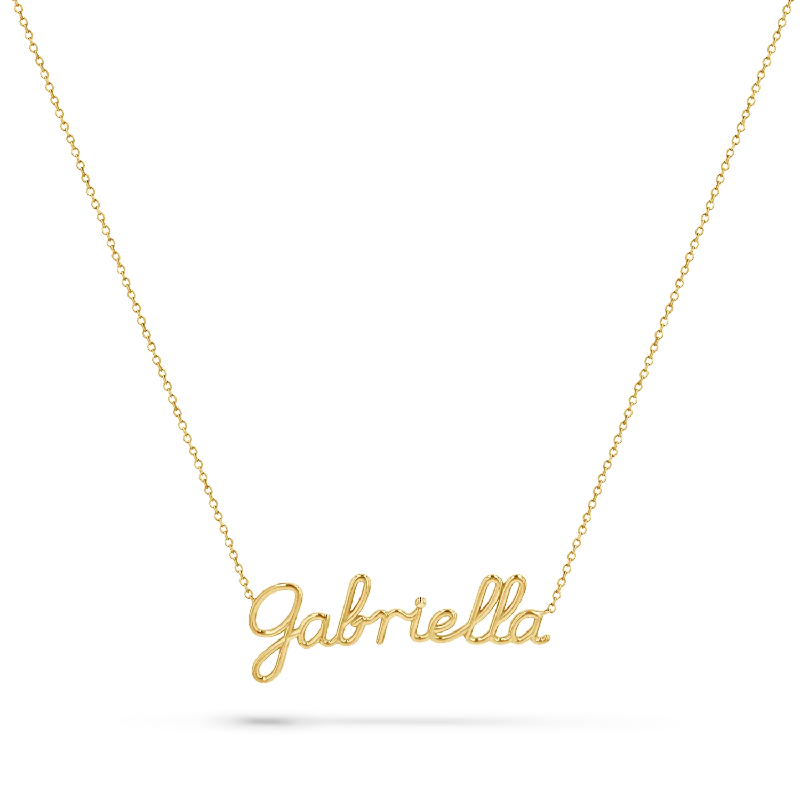 Shop Classic Women's Necklaces & Pendants with a Modern Twist-Signature Name Necklace Shop Classic Women's Necklaces & Pendants with a Modern Twist-Signature Name Necklace