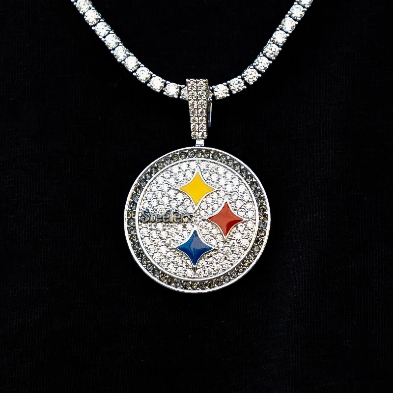 Exclusive Men's Necklaces & Pendants for the Modern Gentleman-Pittsburgh Steelers Official NFL Pendant