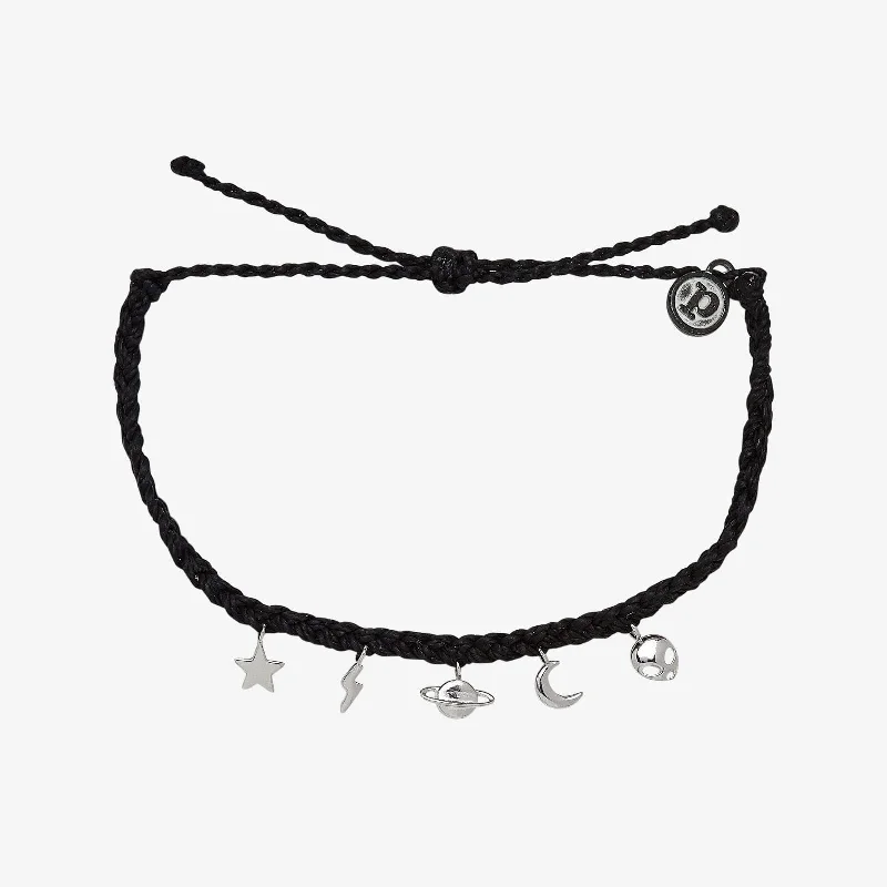 Set of Gemstone Bangles for Women-Cosmic Charm Bracelet