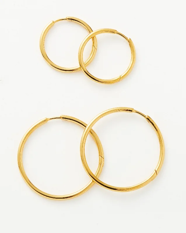 Women's Earrings – Elegant Designs for Every Personality--Classic Hoop Earring Set