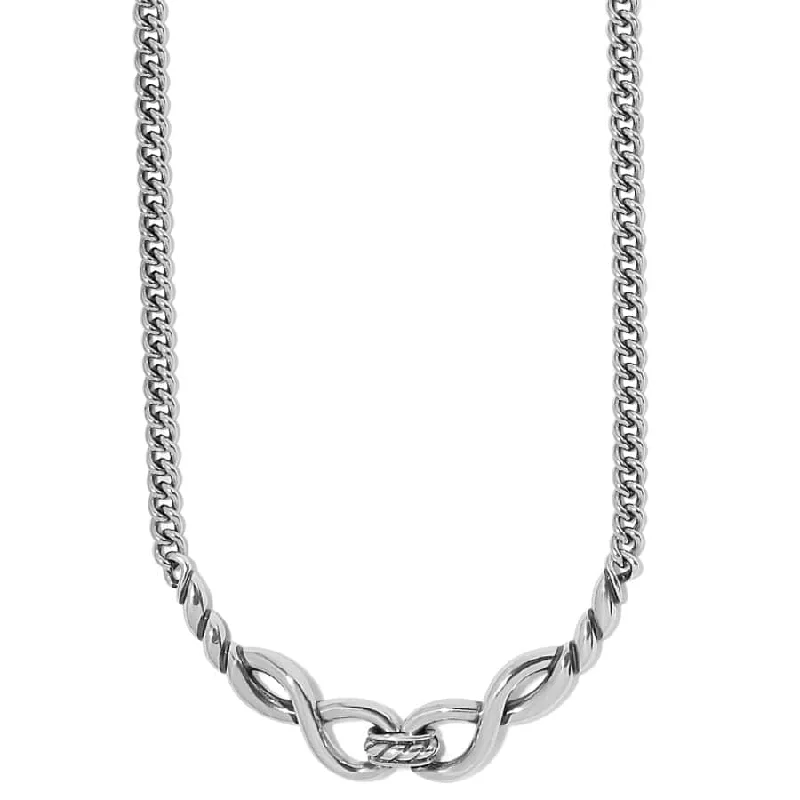 Shop Classic Women's  Necklaces & Pendants with a Modern Twist-Interlok Infinity Collar Necklace