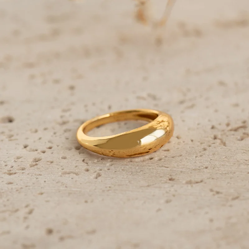 Chic Women's Rings for Fashion-Forward Looks-Dome Ring - Arielle