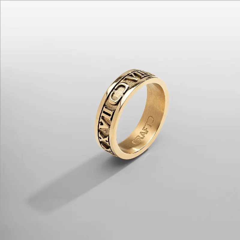 Top Men's Rings – Crafted for Every Style  Inception Ring (Gold)