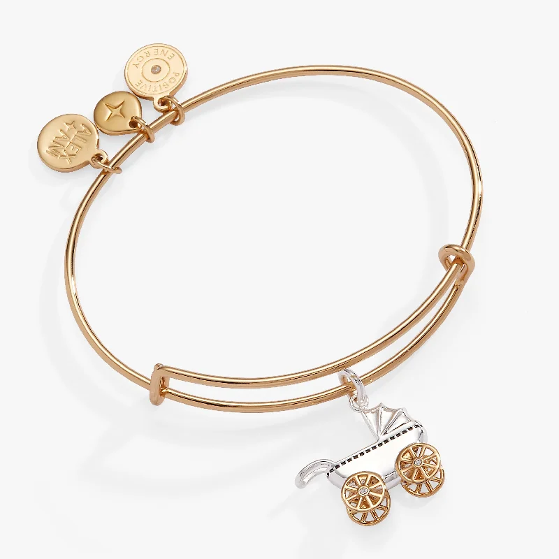 Women's Elegant Bangles for Parties-Baby Carriage Bangle