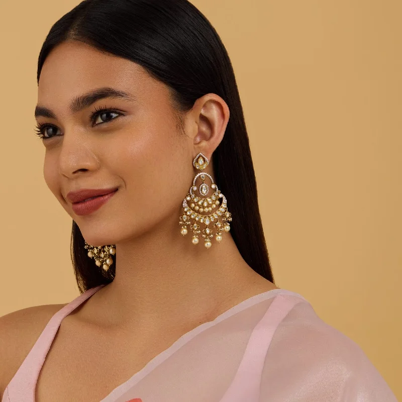 Women's Earrings – Elegant Designs for Every Personality--Kundan Earring 177601