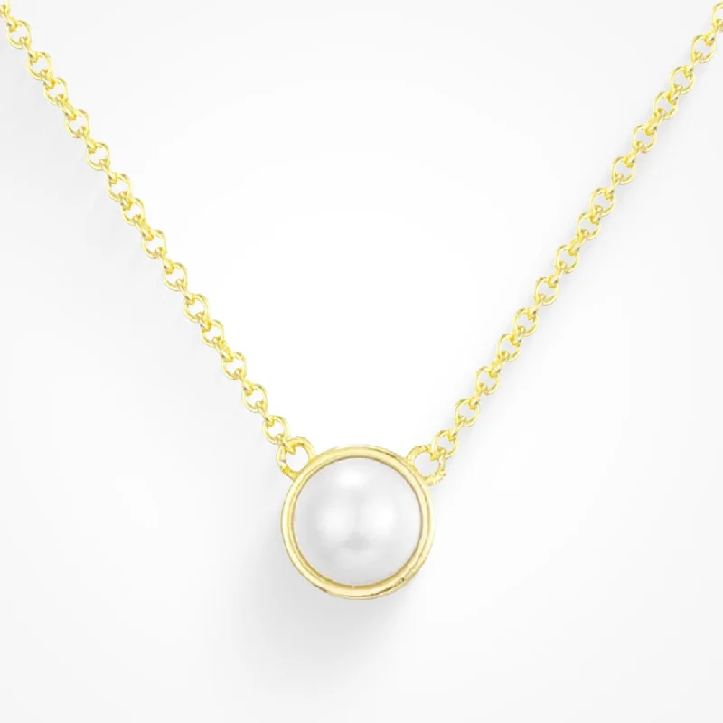Shop Classic Women's  Necklaces & Pendants with a Modern Twist-Lucky Pearl Necklace