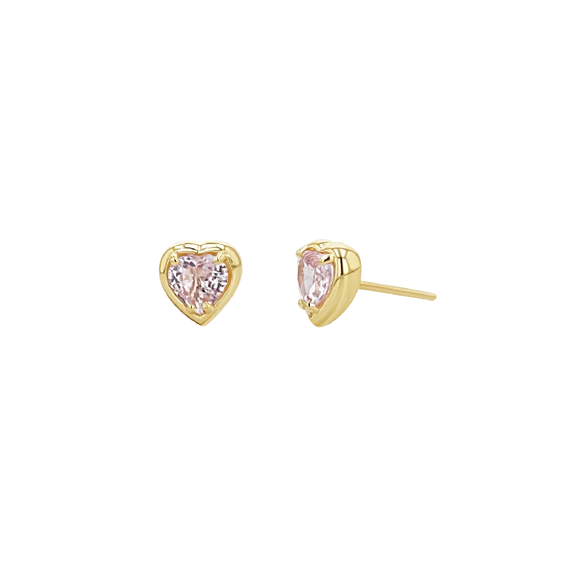 Women's Earrings – Elegant Designs for Every Personality--Sapphire Heart Stud Earrings Women's Earrings – Elegant Designs for Every Personality--Sapphire Heart Stud Earrings