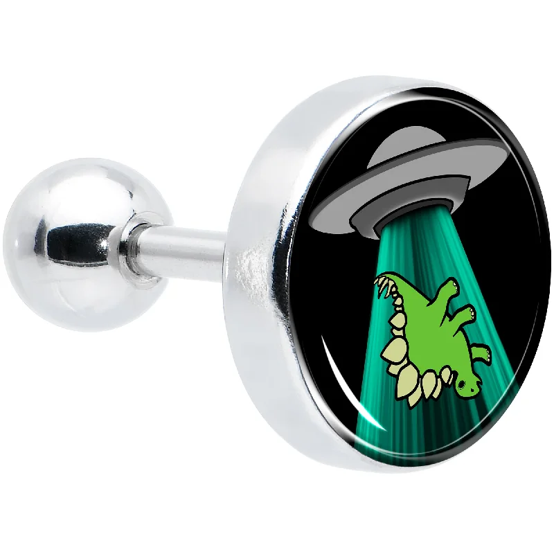 Women's Earrings – Elegant Designs for Every Personality--16 Gauge 1/4 Alien UFO Dinosaur Abduction Cartilage Tragus Earring