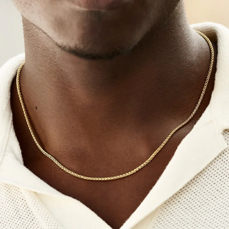 Exclusive Men's Necklaces & Pendants for the Modern Gentleman-Palm Chain- 2mm