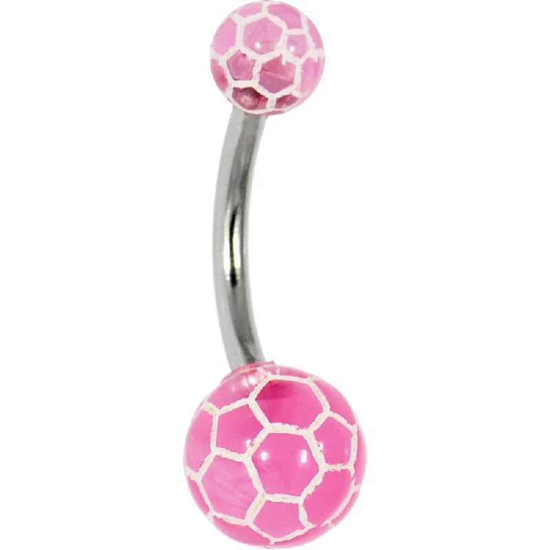 Belly Rings with Stone Detailing for Fashionistas -Pink PREMIER Soccer Ball Banana Belly Ring Belly Rings with Stone Detailing for Fashionistas -Pink PREMIER Soccer Ball Banana Belly Ring