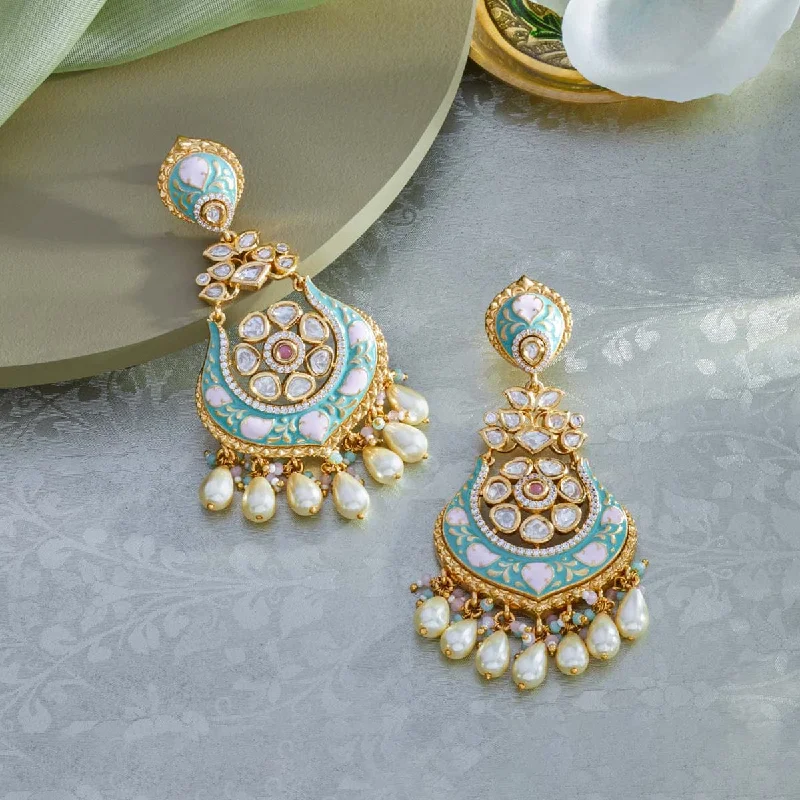 Women's Earrings – Elegant Designs for Every Personality--Kundan Earring 165815