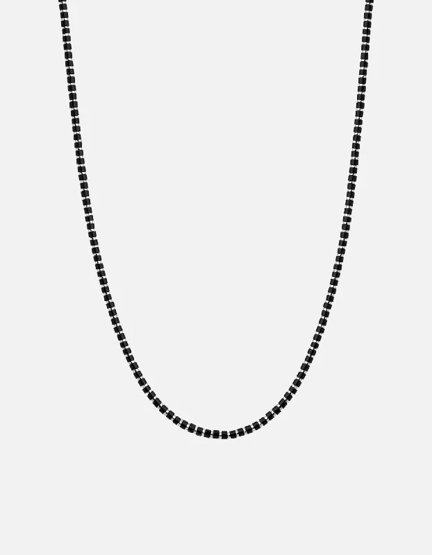 Exclusive Men's Necklaces & Pendants for the Modern Gentleman-Kato Onyx Necklace, Sterling Silver Exclusive Men's Necklaces & Pendants for the Modern Gentleman-Kato Onyx Necklace, Sterling Silver