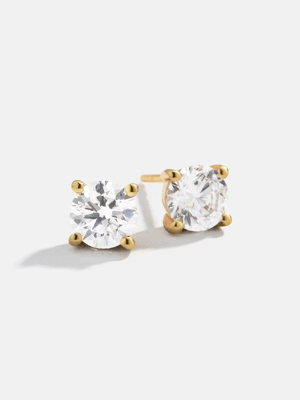 Women's Earrings – Elegant Designs for Every Personality--Debra 18K Gold Earrings - Gold/Pavé Women's Earrings – Elegant Designs for Every Personality--Debra 18K Gold Earrings - Gold/Pavé