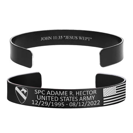 Men's Bracelets with Faux Leather Straps-SPC Adame R Hector III Memorial Band – Hosted by the Adame Family Men's Bracelets with Faux Leather Straps-SPC Adame R Hector III Memorial Band – Hosted by the Adame Family
