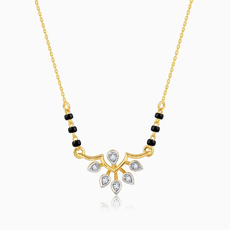 Shop Classic Women's Necklaces & Pendants with a Modern Twist-Gold Mellow Diamond Mangalsutra Shop Classic Women's Necklaces & Pendants with a Modern Twist-Gold Mellow Diamond Mangalsutra