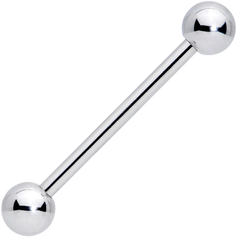 Women's Earrings – Elegant Designs for Every Personality--14 Gauge 3/4 Stainless Steel Extra Long Barbell Tongue Ring Women's Earrings – Elegant Designs for Every Personality--14 Gauge 3/4 Stainless Steel Extra Long Barbell Tongue Ring