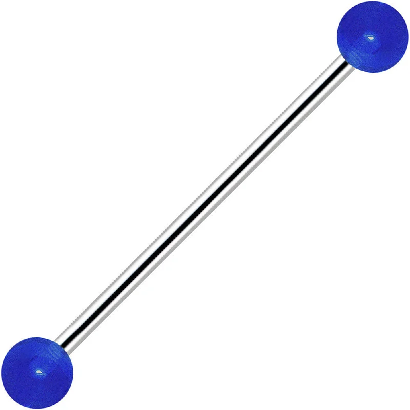 Women's Earrings – Elegant Designs for Every Personality--Blue Glow in the Dark Industrial Barbell 31mm Women's Earrings – Elegant Designs for Every Personality--Blue Glow in the Dark Industrial Barbell 31mm