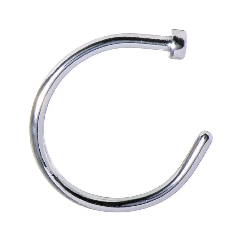 Artistic Nose Rings -20 Gauge 5/16 Stainless Steel Nose Hoop