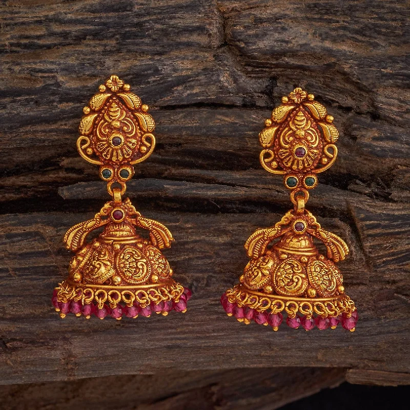 Women's Earrings – Elegant Designs for Every Personality--Silver Temple Earring 168079