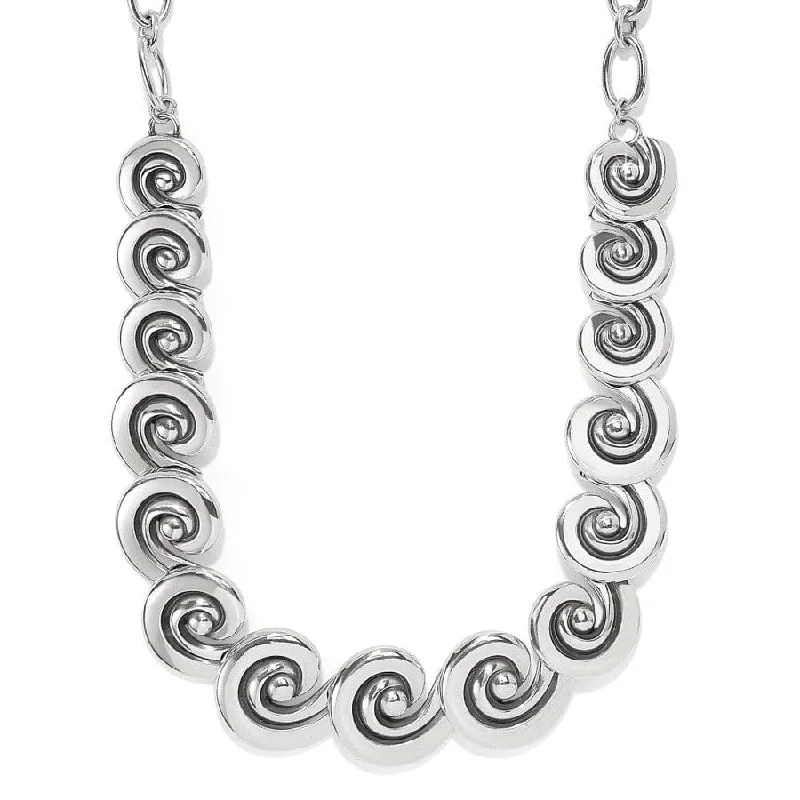 Shop Classic Women's Necklaces & Pendants with a Modern Twist-Contempo Moda Swirl Necklace Shop Classic Women's Necklaces & Pendants with a Modern Twist-Contempo Moda Swirl Necklace