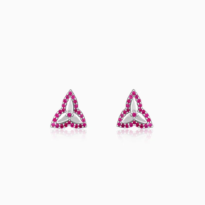Women's Earrings – Elegant Designs for Every Personality--Silver Trillium Trifecta Earrings Women's Earrings – Elegant Designs for Every Personality--Silver Trillium Trifecta Earrings