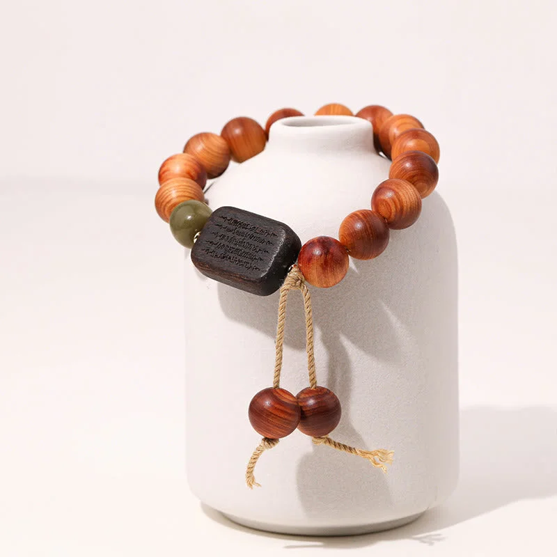 Beaded Bracelets with Silver Details for Men-Buddha Stones Natural Thuja Sutchuenensis Purify Bracelet Beaded Bracelets with Silver Details for Men-Buddha Stones Natural Thuja Sutchuenensis Purify Bracelet