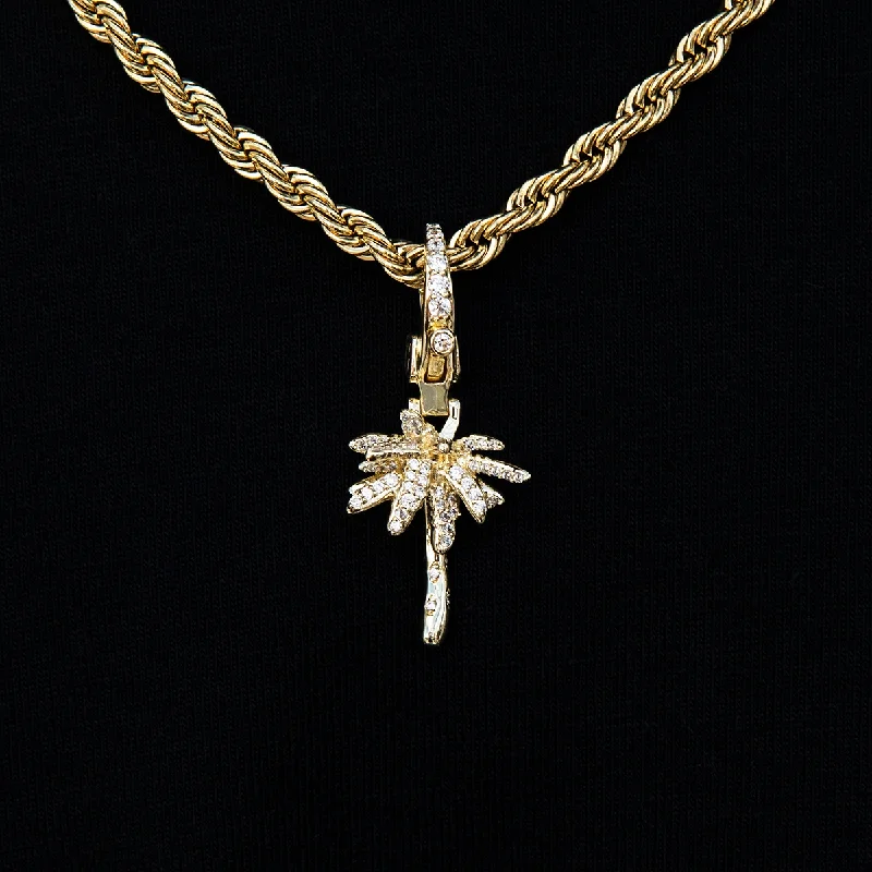 Exclusive Men's Necklaces & Pendants for the Modern Gentleman-Palm Tree Clip On Pendant Exclusive Men's Necklaces & Pendants for the Modern Gentleman-Palm Tree Clip On Pendant