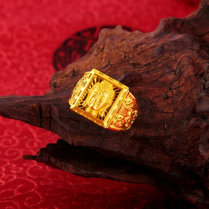 Chic Women's Rings for Fashion-Forward Looks-Buddha Stones FengShui Lucky Buddha Wealth Ring Chic Women's Rings for Fashion-Forward Looks-Buddha Stones FengShui Lucky Buddha Wealth Ring