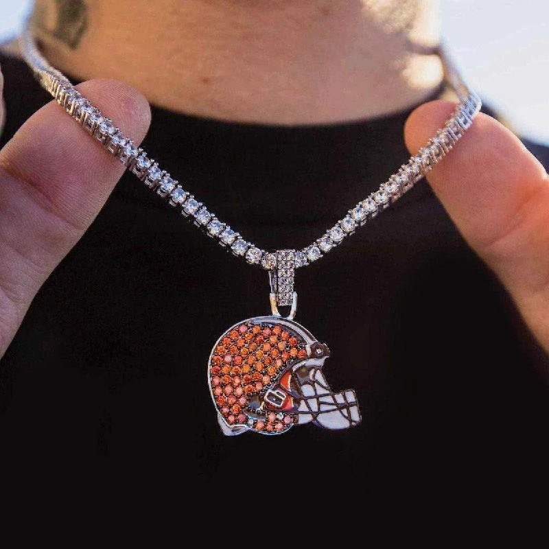 Exclusive Men's Necklaces & Pendants for the Modern Gentleman-Cleveland Browns Official NFL Pendant Exclusive Men's Necklaces & Pendants for the Modern Gentleman-Cleveland Browns Official NFL Pendant