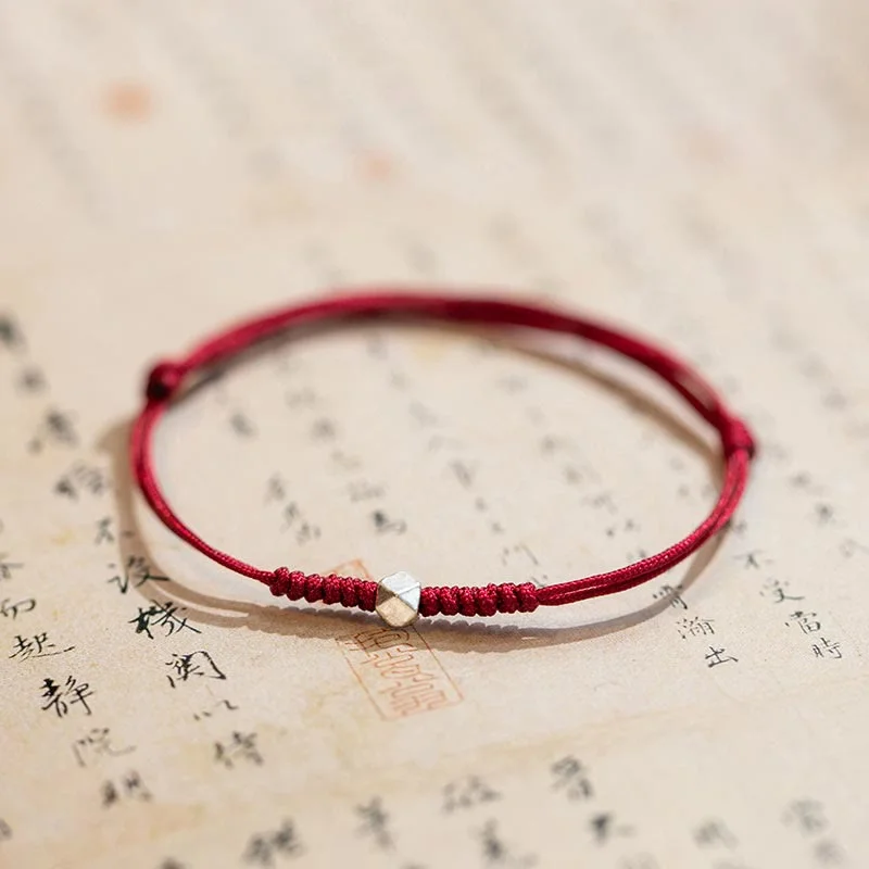 Multi-layer Bracelets for Men-Buddha Stones 925 Sterling Silver Luck Bead Protection Red String Braided Bracelet Multi-layer Bracelets for Men-Buddha Stones 925 Sterling Silver Luck Bead Protection Red String Braided Bracelet