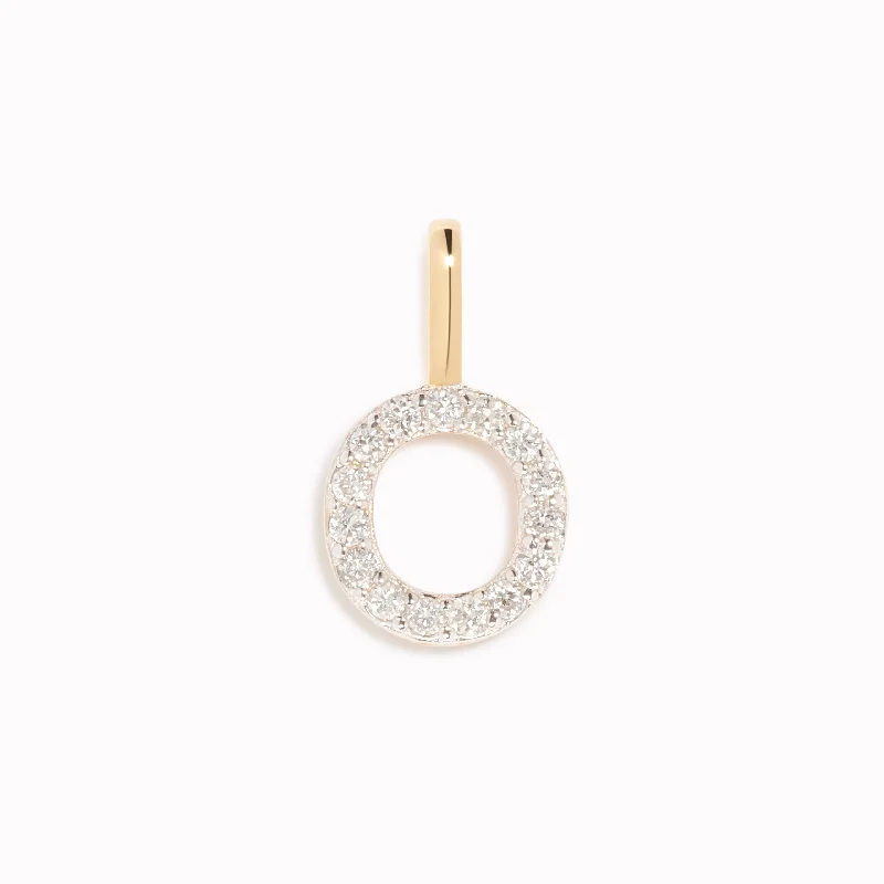 Shop Classic Women's Necklaces & Pendants with a Modern Twist-Diamond Initial Pendant 14k Gold - O Shop Classic Women's Necklaces & Pendants with a Modern Twist-Diamond Initial Pendant 14k Gold - O