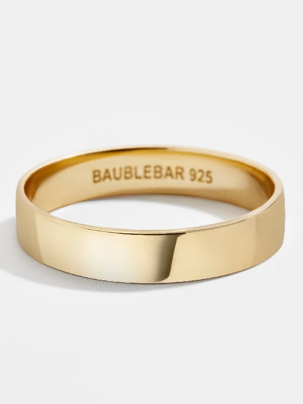 Chic Women's Rings for Fashion-Forward Looks-Lula 18K Gold Ring - Gold