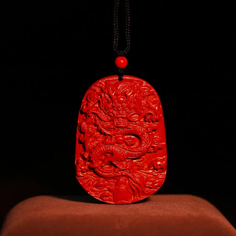 Shop Classic Women's Necklaces & Pendants with a Modern Twist-Buddha Stones Year of the Dragon Natural Cinnabar Luck Protection Necklace Pendant Shop Classic Women's Necklaces & Pendants with a Modern Twist-Buddha Stones Year of the Dragon Natural Cinnabar Luck Protection Necklace Pendant