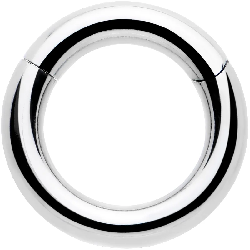 Lip Rings for Modern Fashion14 Gauge 1/4 316L Surgical Steel Precision Hinged Segment Hoop