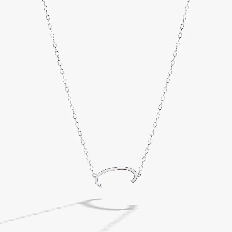 Shop Classic Women's Necklaces & Pendants with a Modern Twist-Initial C Precious Elongated Necklace Shop Classic Women's Necklaces & Pendants with a Modern Twist-Initial C Precious Elongated Necklace
