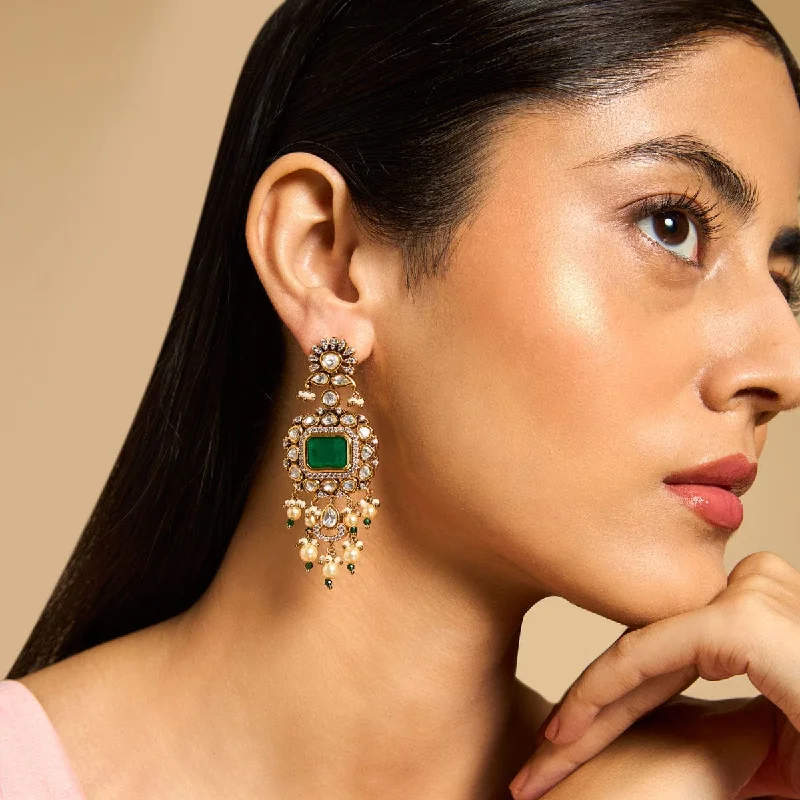 Women's Earrings – Elegant Designs for Every Personality--Kundan Earring 149207