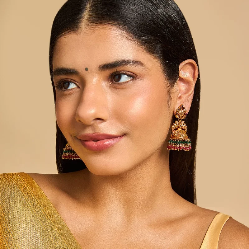 Women's Earrings – Elegant Designs for Every Personality--Silver Temple Earring 174221
