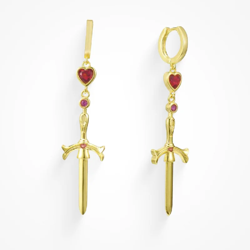 Women's Earrings – Elegant Designs for Every Personality--Queen of Hearts Earrings