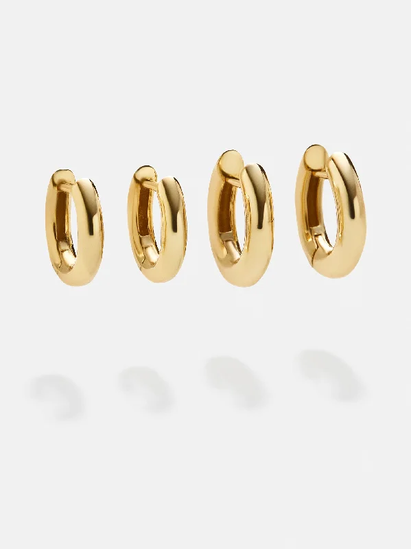 Women's Earrings – Elegant Designs for Every Personality--Layla 18K Gold Earring Set - Gold Women's Earrings – Elegant Designs for Every Personality--Layla 18K Gold Earring Set - Gold
