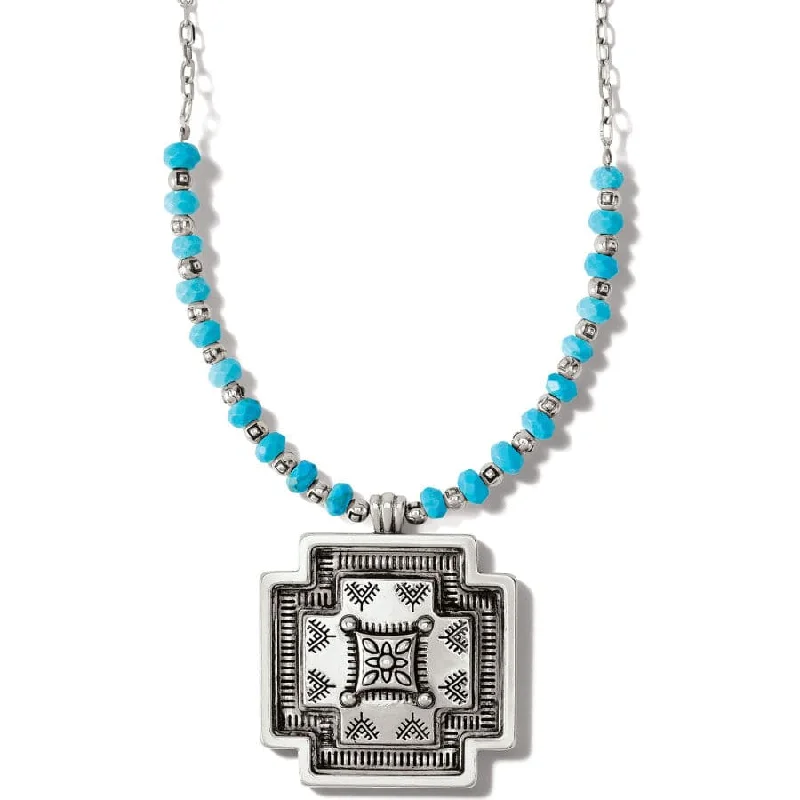Shop Classic Women's Necklaces & Pendants with a Modern Twist-Mosaic Paseo Bead Cross Necklace Shop Classic Women's Necklaces & Pendants with a Modern Twist-Mosaic Paseo Bead Cross Necklace