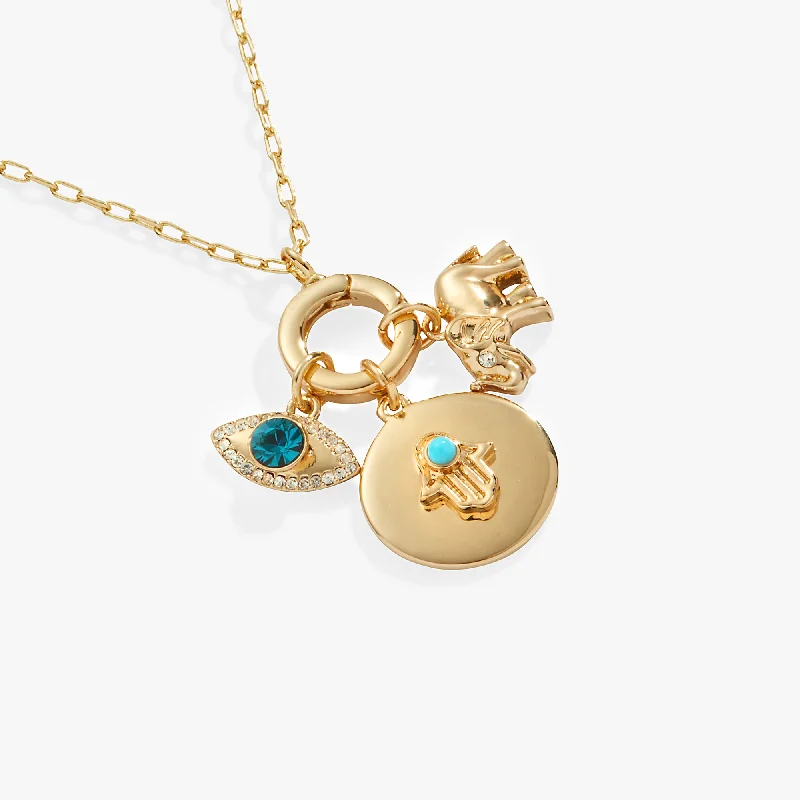 Shop Classic Women's Necklaces & Pendants with a Modern Twist-Protection Mix + Match Charm Necklace Shop Classic Women's Necklaces & Pendants with a Modern Twist-Protection Mix + Match Charm Necklace