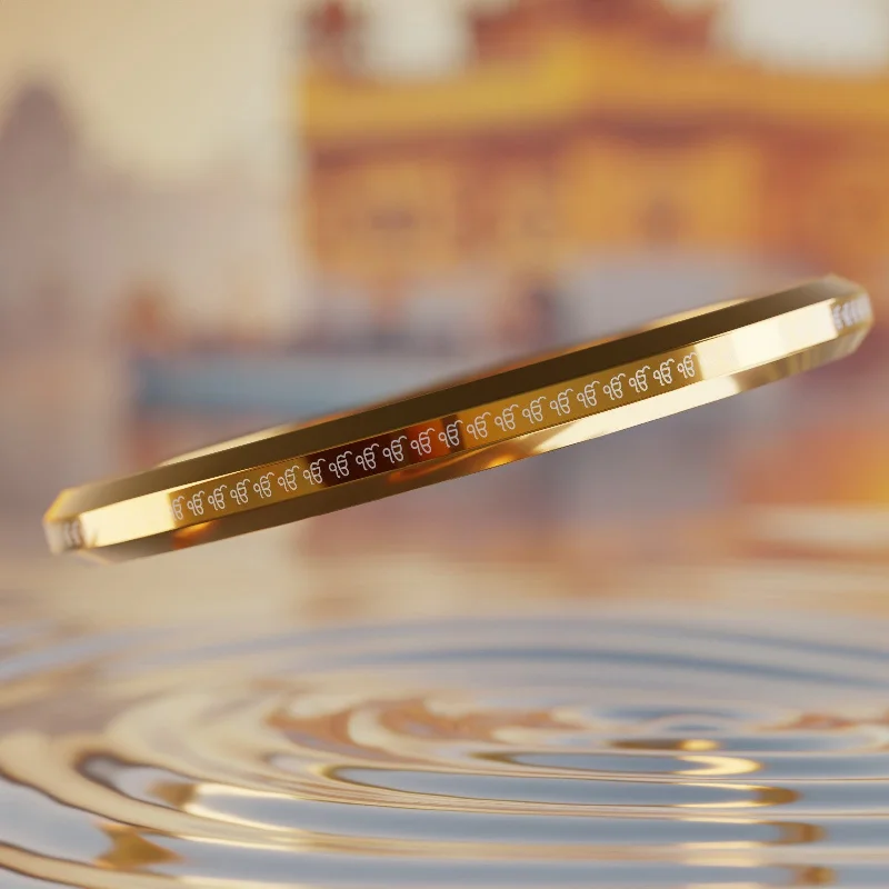 Top Men's Rings – Crafted for Every Style  Round Flat 108 Ik Onkar Kada