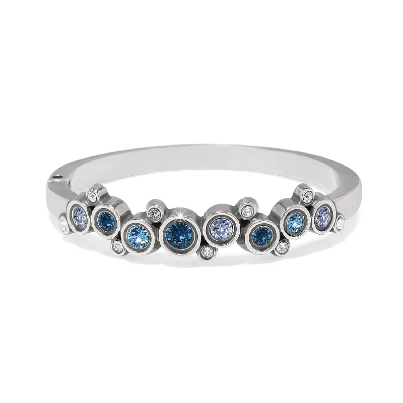 Stylish Braided Bangles for Women-Constella Cluster Hinged Bangle