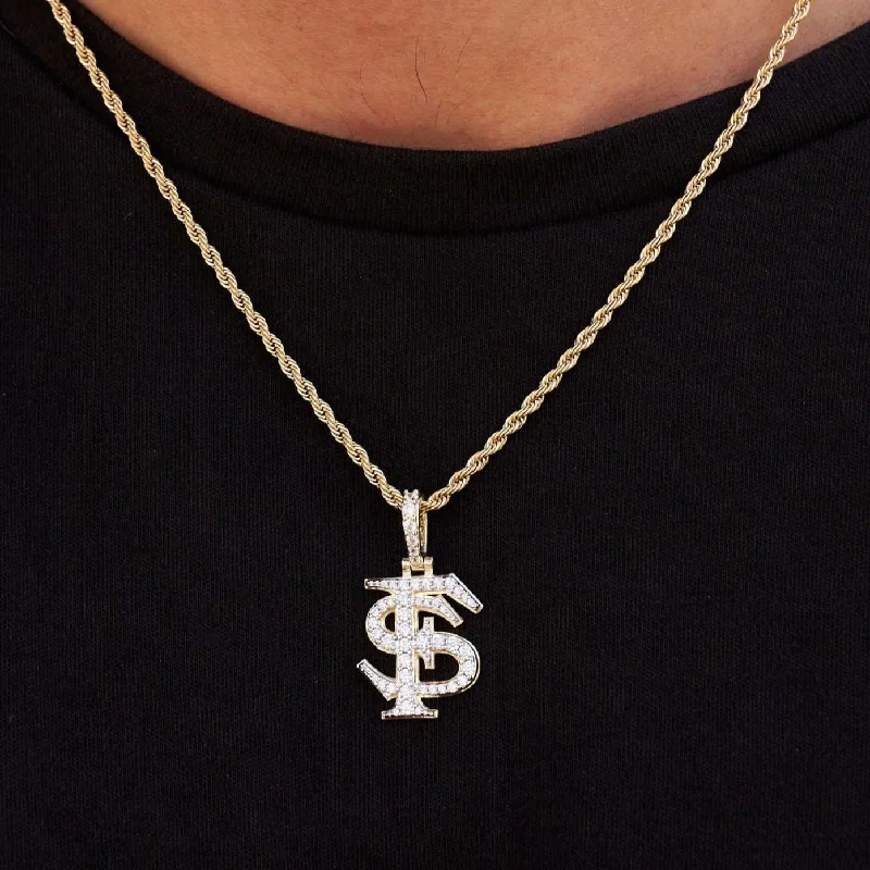 Stylish Men’s Metal Bracelets-Florida State Seminoles Official NCAA Micro Logo Pendant Stylish Men’s Metal Bracelets-Florida State Seminoles Official NCAA Micro Logo Pendant