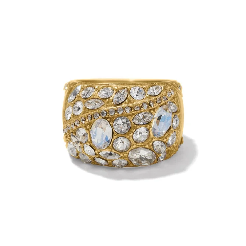 Chic Women's Rings for Fashion-Forward Looks-Trust Your Journey Golden Ring