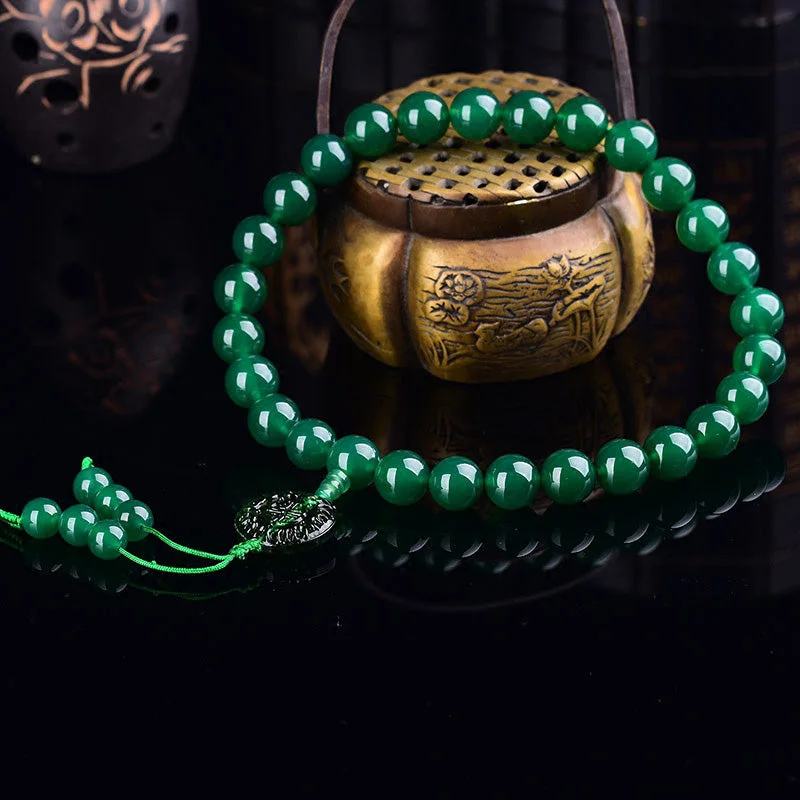 Bracelet Sets for Men-Buddha Stones Natural Green Agate Wrist Mala Manifestation Pocket Mala Car Decoration Bracelet Sets for Men-Buddha Stones Natural Green Agate Wrist Mala Manifestation Pocket Mala Car Decoration