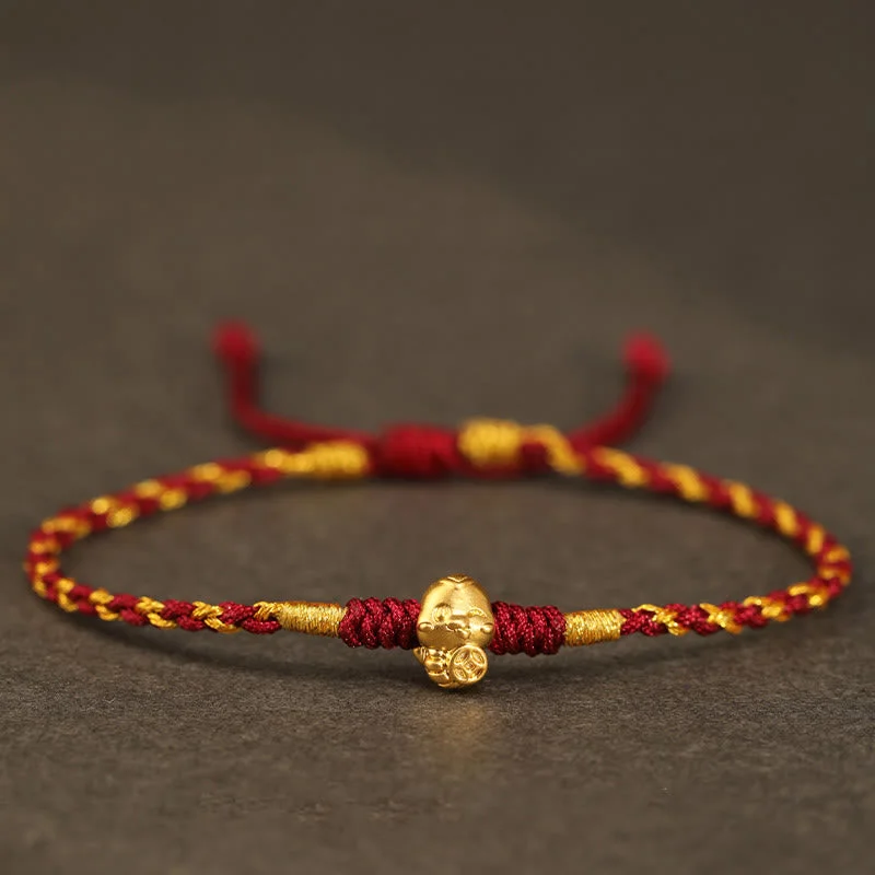 Adjustable Stone Bangles for Women-Buddha Stones 999 Gold Year of the Snake Handmade Fu Character Copper Coin Fortune Bracelet Adjustable Stone Bangles for Women-Buddha Stones 999 Gold Year of the Snake Handmade Fu Character Copper Coin Fortune Bracelet