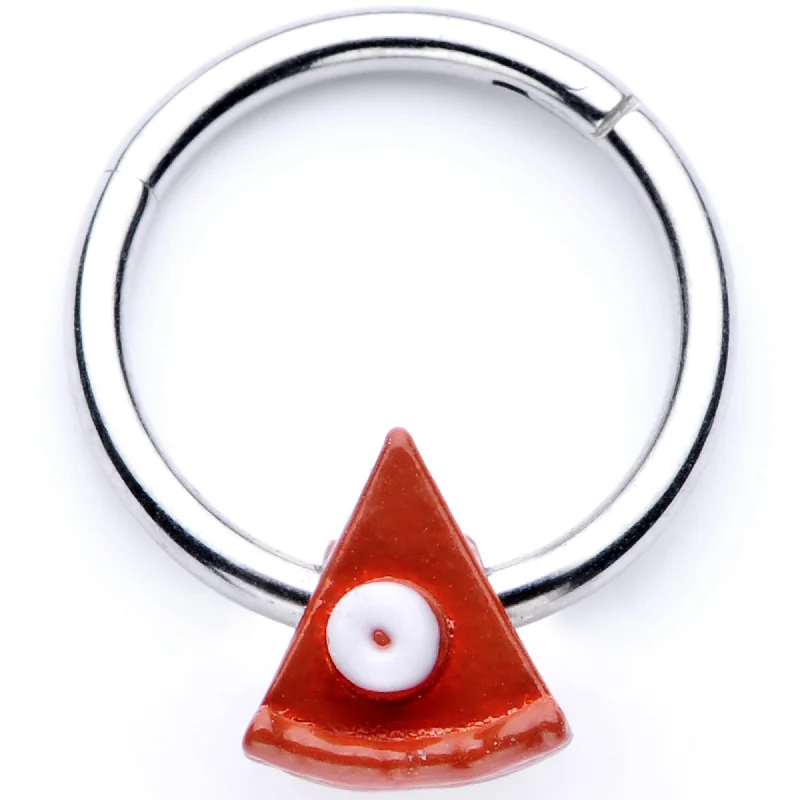 Nose Rings with Beautiful Shine -16 Gauge 3/8 Pumpkin Pie Thanksgiving Holiday Hinged Segment Ring Nose Rings with Beautiful Shine -16 Gauge 3/8 Pumpkin Pie Thanksgiving Holiday Hinged Segment Ring