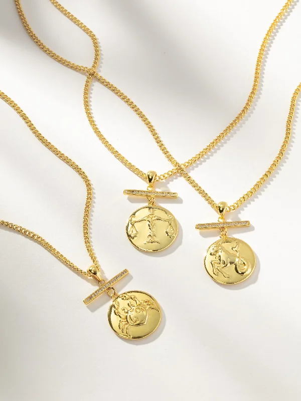 Shop Classic Women's  Necklaces & Pendants with a Modern Twist-Zodiac Pendant Necklace